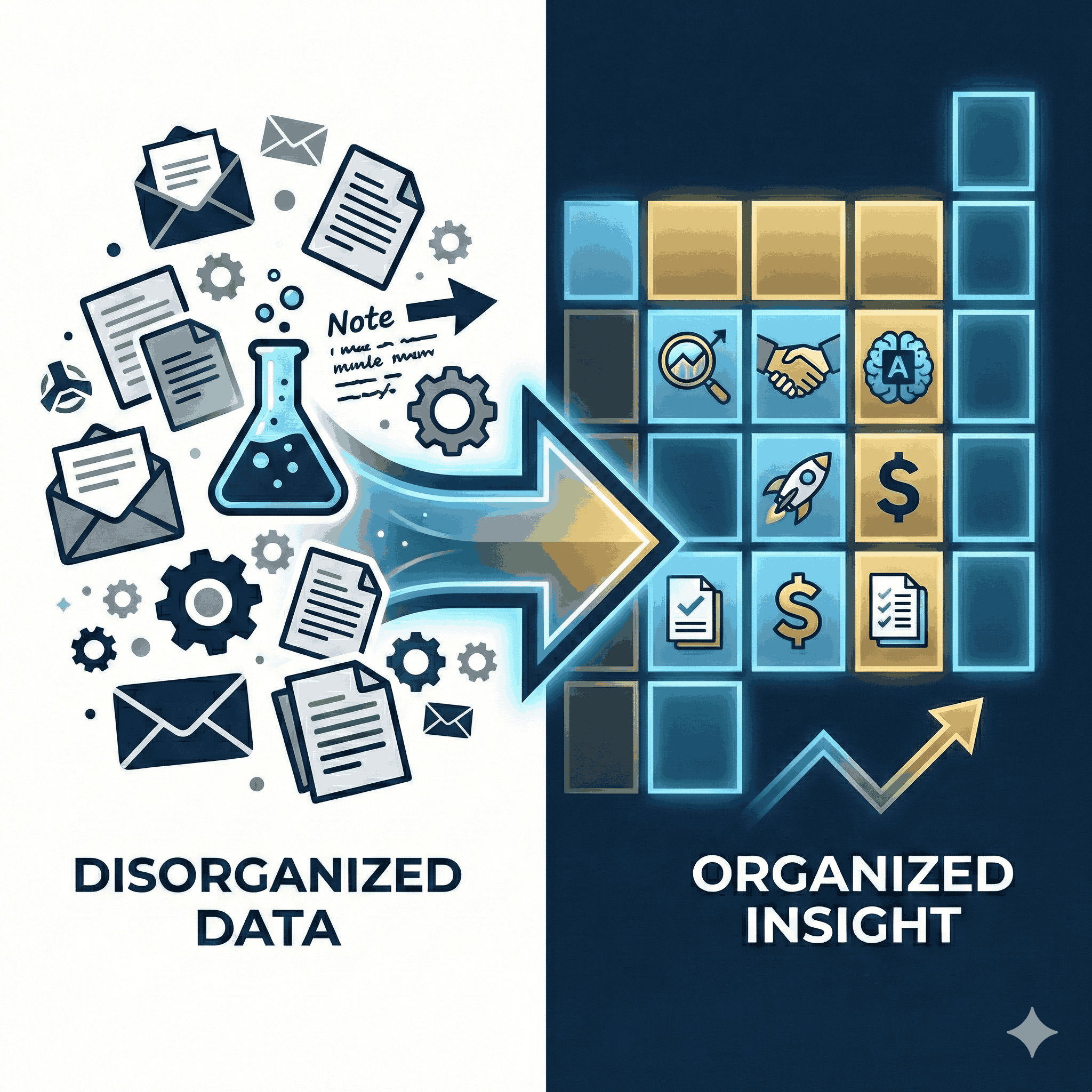 Unconnected Data Finding patterns through organisation - Auxano